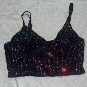 Cute night light crop top